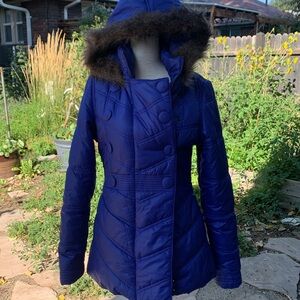 O’Neill electricity blue puff coat